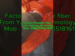 Vestuário Fibra de grapa Poliéster Medium Crimp Fibras de grapa artificiais